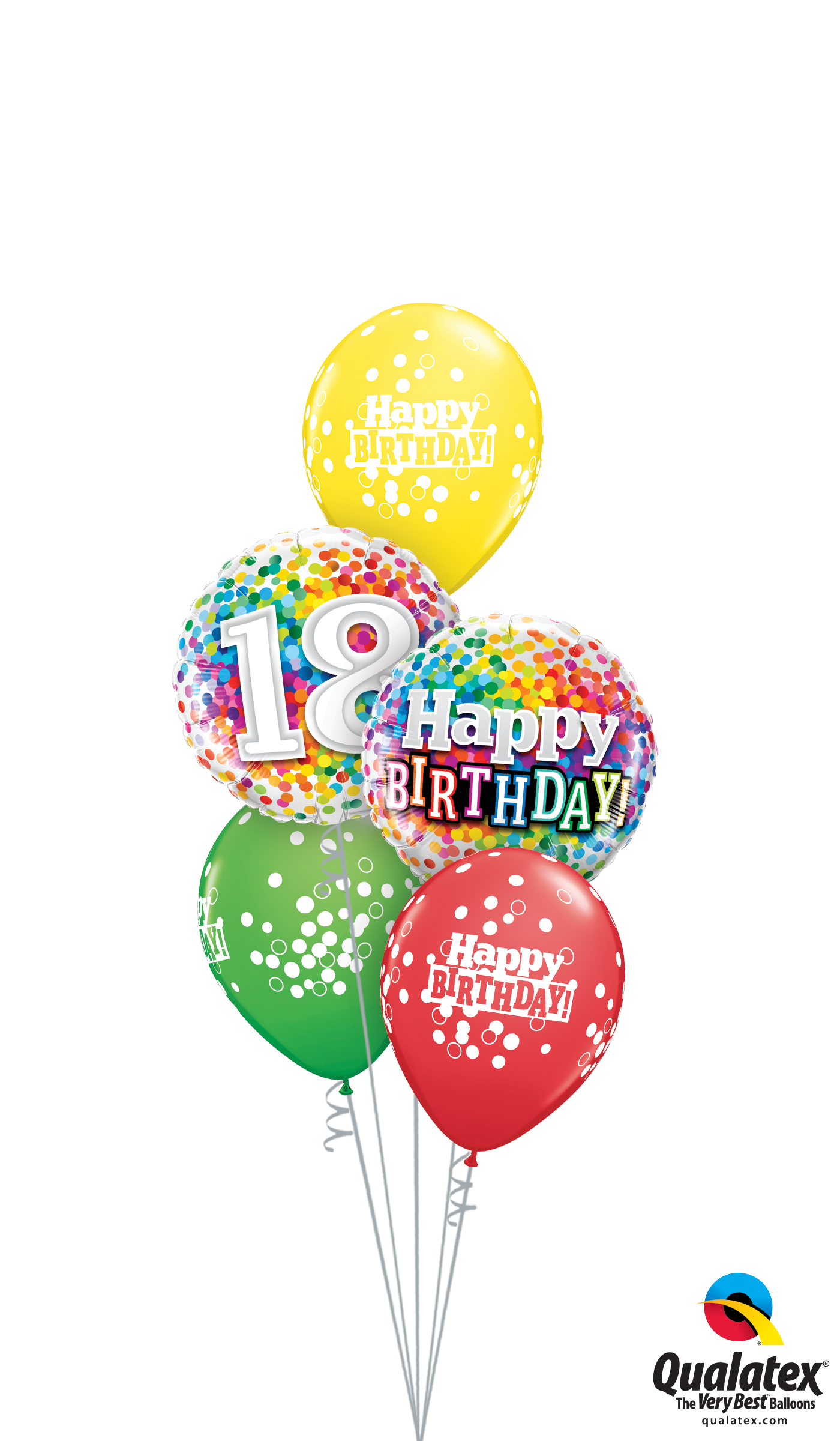 18th Bday Confetti Dots Classic 1